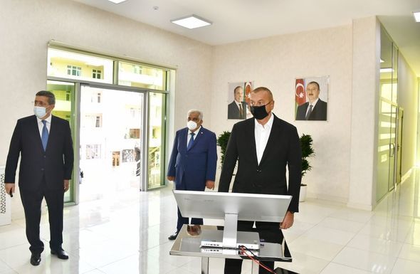 Daşkəsənin yenidən qurulan su təchizatı və kanalizasiya sistemləri istismara verildi - YENİLƏNİB - FOTO