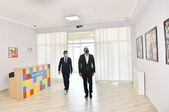 Naftalanda 200 yerlik körpələr evi-uşaq bağçası istifadəyə verildi -  YENİLƏNİB - FOTO
