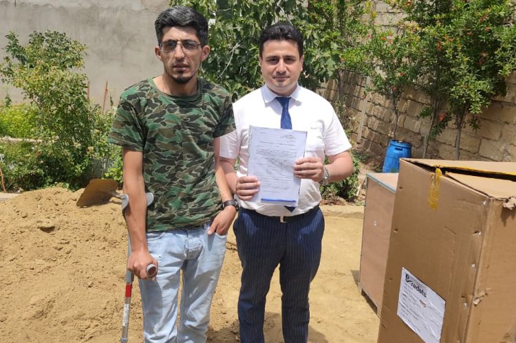 Üç qazi üçün kiçik biznes sahəsi yaradıldı -  FOTO