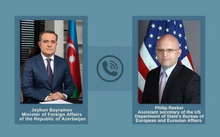 Ceyhun Bayramov Filip Riker ilə telefonla danışıb