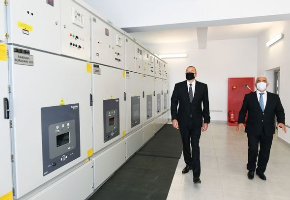 Prezident yenidən qurulan “Suraxanı” yarımstansiyasının açılışında iştirak edib -  FOTO