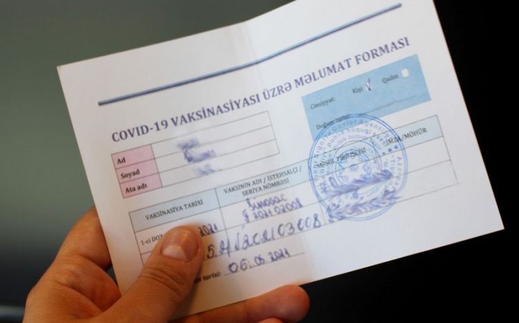 Nazirlikdən COVID-19 peyvəndi və immunitet sertifikatı ilə bağlı  XƏBƏRDARLIQ - FOTO