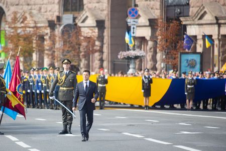 Ukraynada hərbi paradda “Bayraqdar” nümayiş etdirilib - FOTO