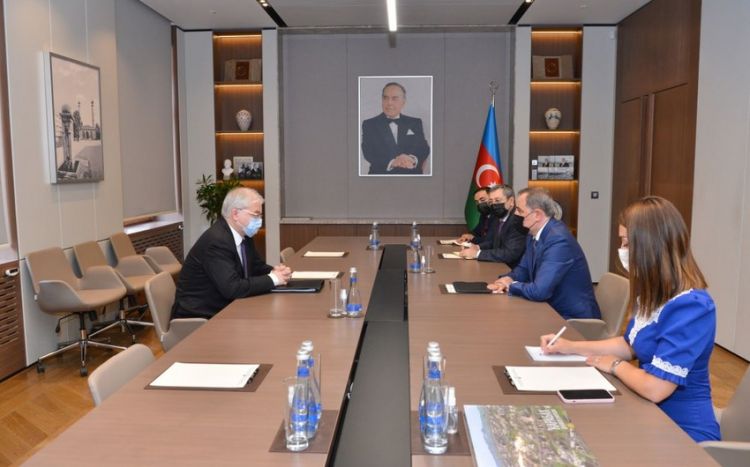 Ceyhun Bayramov yeni həmsədr ilə görüşüb -  FOTO