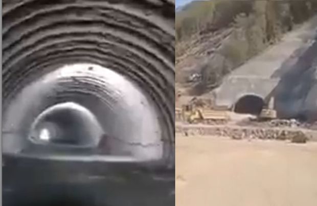 Murovdağ tunelinin bir hissəsi tamamlandı - VİDEO