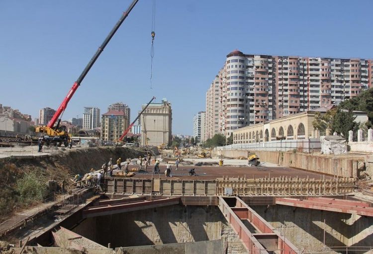 Bakıda yeni metro stansiyasının tikintisinə başlanıldı -  FOTO