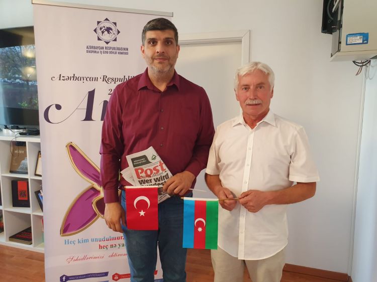 Münhendəki Azərbaycan Evində şəhidlərimiz yad edilib -  FOTO