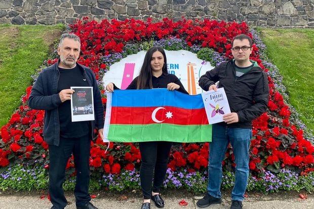 Antrim şəhərində şəhidlərimiz yad edilib -  FOTO