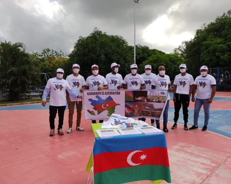 Anım Günü ilə əlaqədar Kolumbiyada aksiya keçirilib -  FOTO