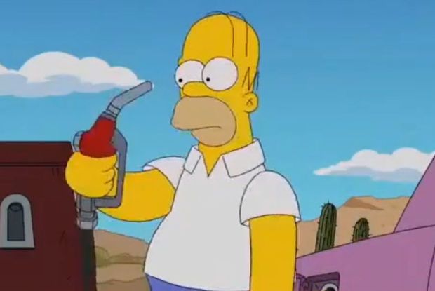 “Simpsons” serialı 11 il əvvəl Birləşmiş Krallıqda yanacaq böhranını xəbər verib? -  VİDEO