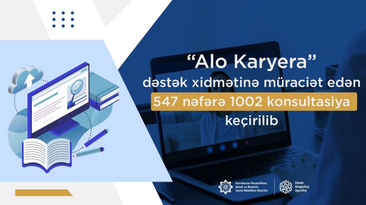 Məşğulluqla bağlı müraciət edən 500-dən çox şəxsə konsultasiya keçirilib 
