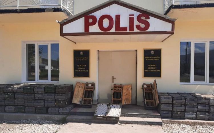 Qubadlıda ermənilərin atıb qaçdığı silah-sursat aşkarlanıb