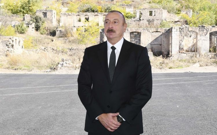 Prezident şəhid Milli Qəhrəmandan danışdı