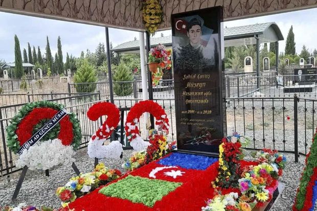Cəlilabadda Vətən müharibəsi şəhidinin anım mərasimi keçirildi - FOTO