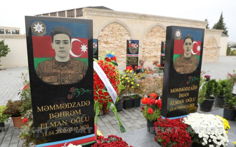 Eyni gündə şəhid olan qardaşların anım mərasimi keçirilib -  VİDEO