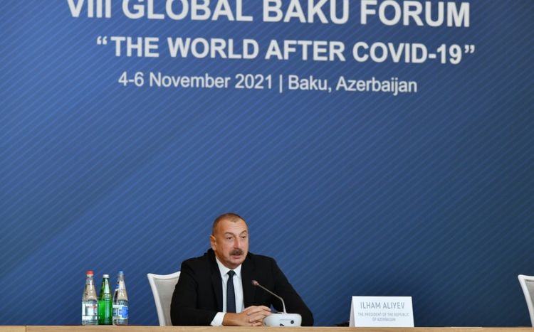 İlham Əliyev Qlobal Bakı Forumunda çıxış edib -  VİDEO - Yenilənib