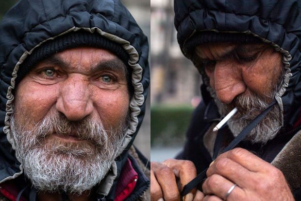 Küçədə yaşamağa məcbur olan 62 yaşlı kişi sığınacağa yerləşdirildi -  FOTO