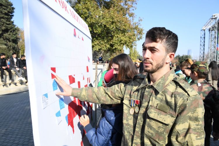 “Zəfər arzuları” sosial aksiyası yekunlaşıb -  FOTO