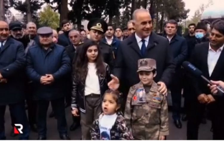 Şəhid qızı icra başçısının sözünü yarıda kəsdi -  VİDEO