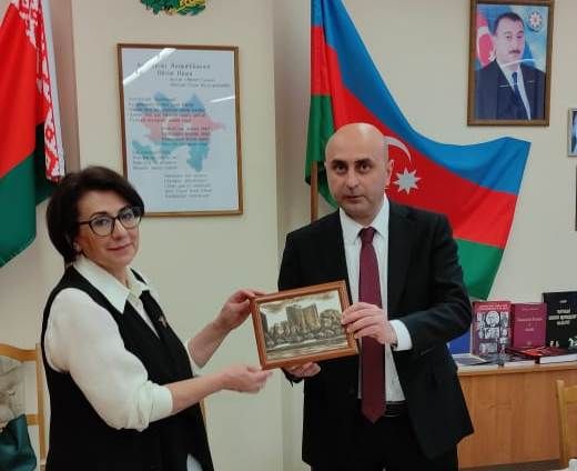 Minskdə Azərbaycan dili və mədəniyyəti mərkəzi ziyarət edilib -  FOTO Minskdə Azərbaycan dili və mədəniyyəti mərkəzi ziyarət edilib -  FOTO