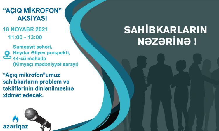 "Azəriqaz" Sumqayıt sahibkarlarının problemini dinləyəcək