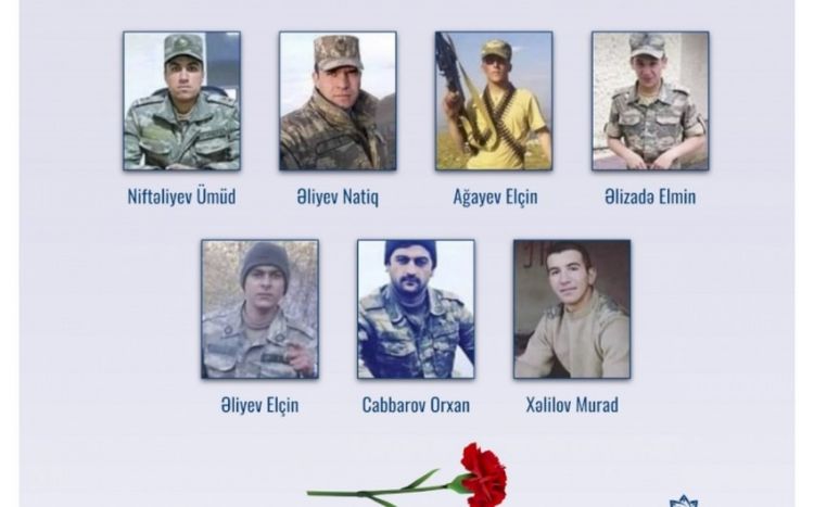Şəhid olan 7 hərbi qulluqçumuzun ailə üzvlərinə  sosial ödənişlər təyin olunub