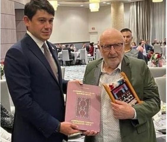 Fuad Muradov ABŞ-da Azərbaycan əsilli yəhudi yazıçı ilə görüşüb
