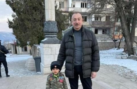 Prezidentin 4 yaşlı "general-leytenant"la səmimi söhbəti -  VİDEO