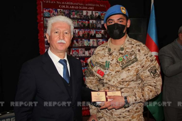 Cəlilabadda şəhid ailələrinə, qazilərə orden və medallar təqdim olunub