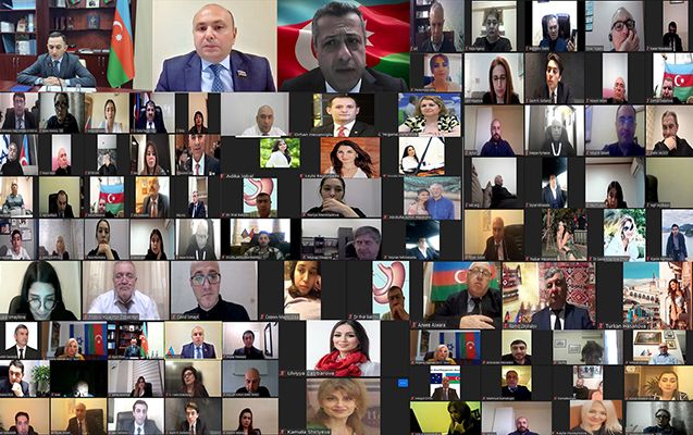 “Müstəqilliyə gedən yolun şərəf və qəhrəmanlıq salnaməsi” mövzusunda videokonfrans “Müstəqilliyə gedən yolun şərəf və qəhrəmanlıq salnaməsi” mövzusunda videokonfrans
