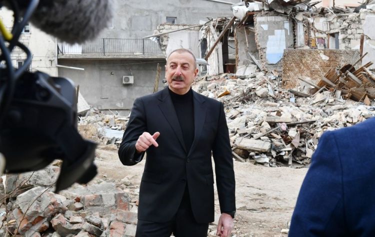 Prezident:  Əfsuslar olsun ki, indiki Ermənistan hakimiyyəti faşistləri təbliğ edir