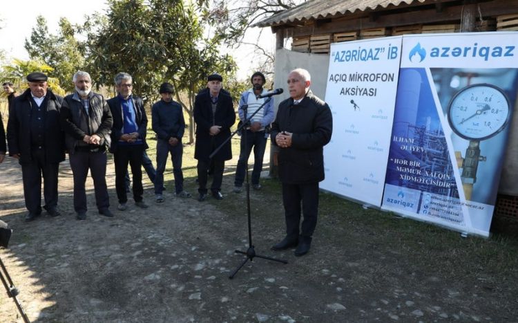 “Azəriqaz”ın rəhbərliyi Astaranın Səlivə kəndinin sakinlərini dinləyib