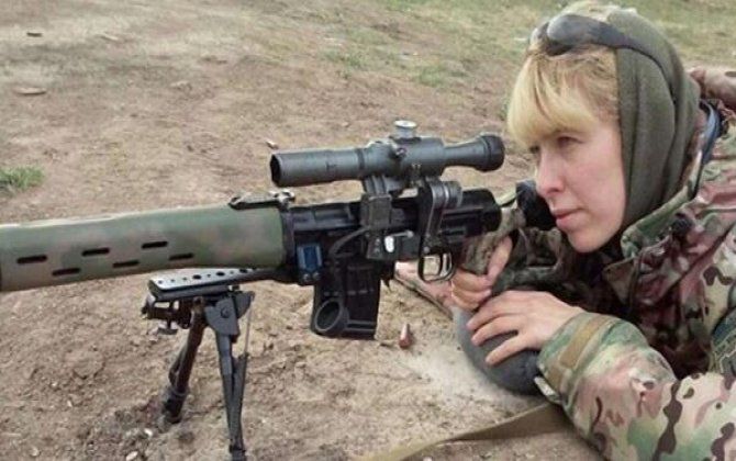 Ukraynalı qadın snayper Putinə meydan oxudu -  Tərəddüd etmədən vuracam