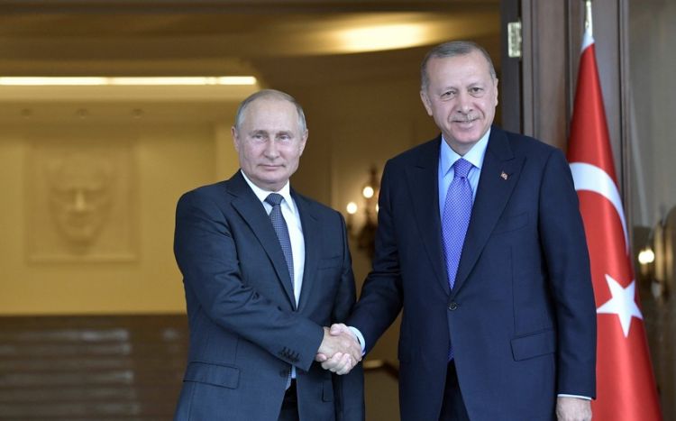 Putin Ərdoğan və xanımının tezliklə sağalmasını arzulayıb