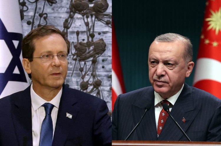 İsrail və Türkiyə prezidentləri arasında telefon danışığı olub 