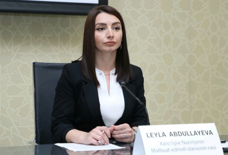 Leyla Abdullayeva Ermənistan XİN-ə cavab verib