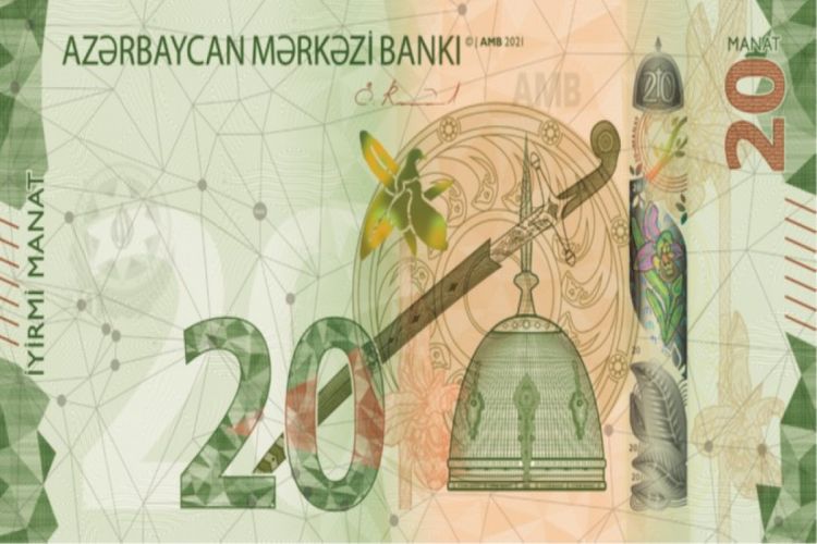 Yeni 20 manatlıq pul nişanı tədavülə buraxılıb