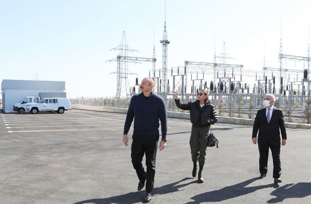 Prezident:  “Azad edilmiş torpaqlarda istifadəyə verilən yarımstansiyaların sayı 9-a çatıb”