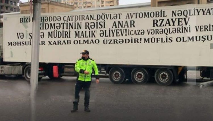 Bakıda TIR sürücülərinin bağladığı yollar açılıb -  Açıqlama