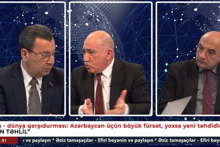 Pənah Hüseynlə Tofiq Abbasov efirdə əlbəyaxa oldular -  VİDEO