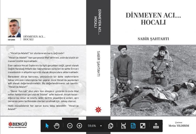 Türkiyədə “Dinməyən acı: Xocalı” adlı kitab nəşr olunub