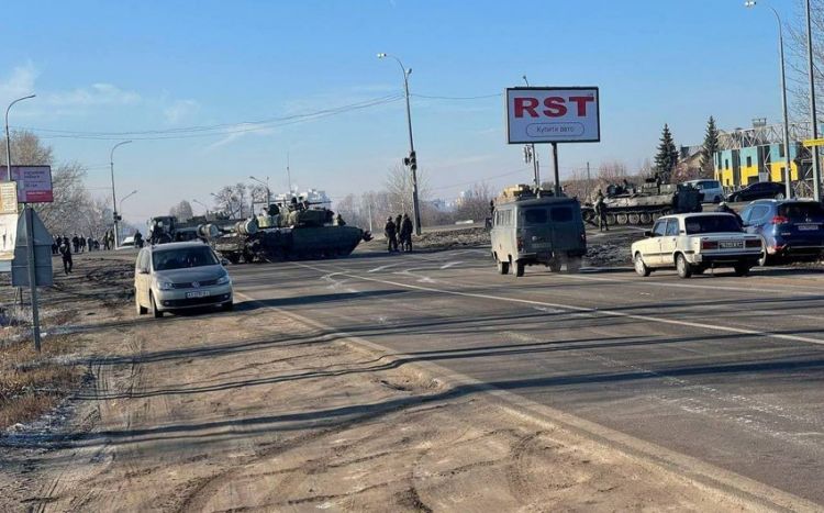 Rusiya ordusu Xarkov vilayətinə daxil olub