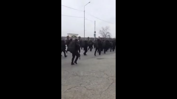Növbəti çeçen dəstəsi Ukraynaya gedir -  VİDEO
