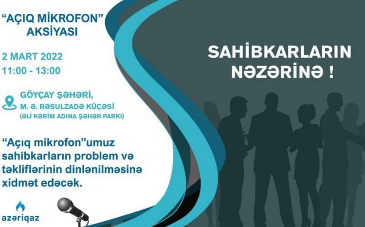 “Azəriqaz”ın sahibkarlarla növbəti görüşü Göyçayda keçiriləcək