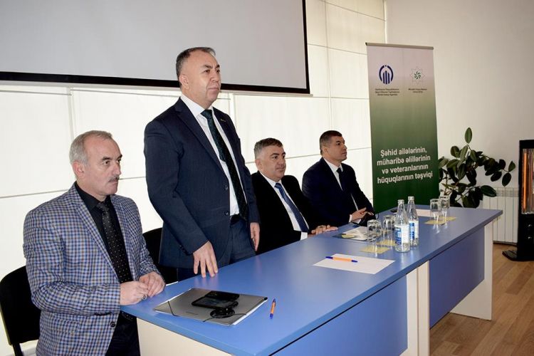Şabran rayonunda şəhid ailələri və veteranlarla görüş təşkil edilib -  FOTO