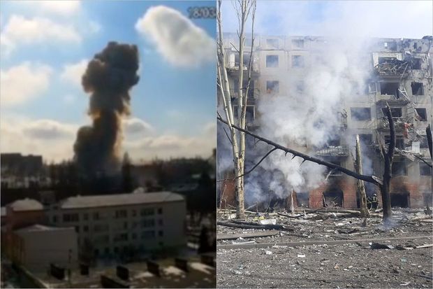 Kramatorsk şəhərinə raket hücumu: Ölən və yaralananlar var -  FOTO - VİDEO