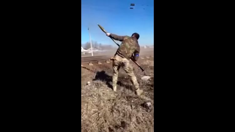 Çeçenlər Ukrayna uğrunda belə savaşır - VİDEO