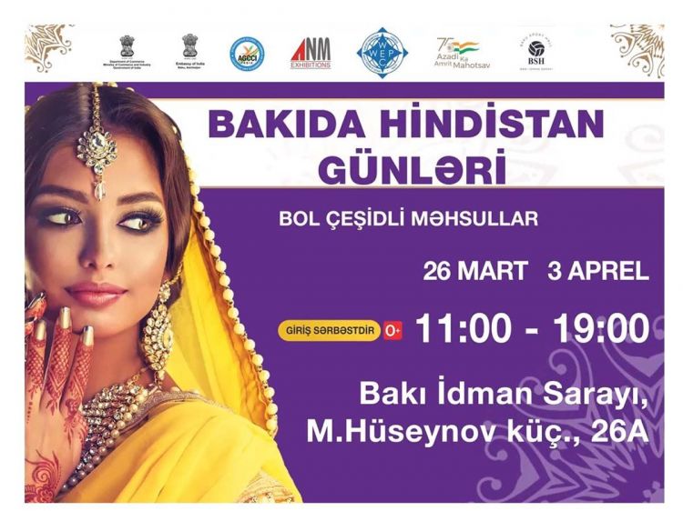 Bakıda Hindistan məhsullarının ən böyük ticarət sərgisi açılacaq