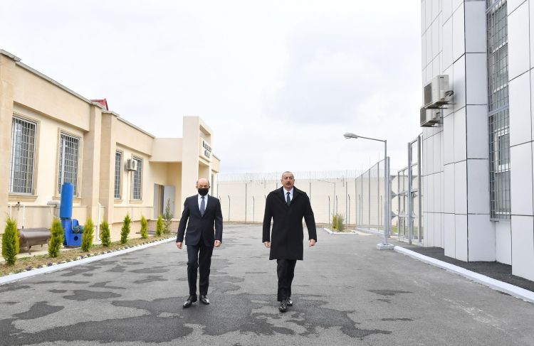 Prezident Bakıda yeni tikilən penitensiar müəssisələrdə... -  FOTO