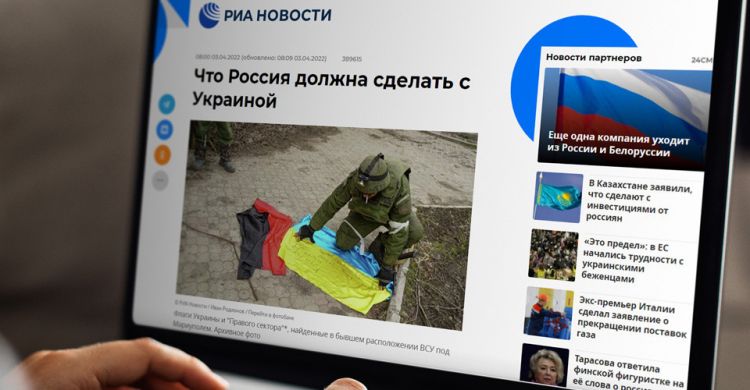 "RİA Novosti"də dərc olunan bu məqalə ukraynalıları dəhşətə gətirdi